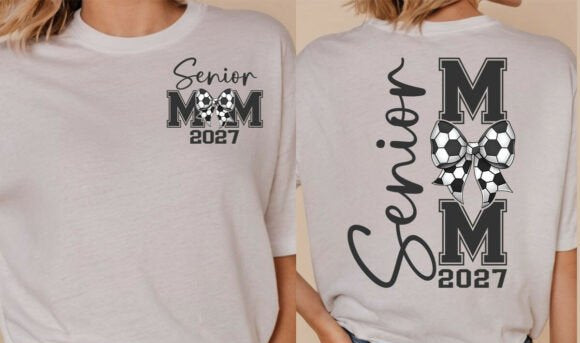 Senior Soccer Mom Graphic Tee