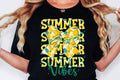 Summer Vibes Lemon Graphic Tee design
