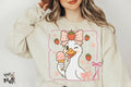 Floral Pumpkin Sweatshirt