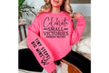 Hot Pink Statement Sleeve Sweatshirt