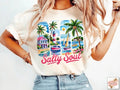 Salty Soul Beach Graphic Tee design