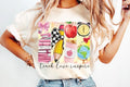 Teach Love Inspire Teacher Graphic Tee design