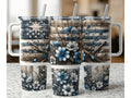 💙 Rustic Blue Floral 40 oz Tumbler