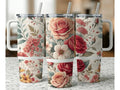 🌹 Vintage Floral Roses 40 oz Tumbler