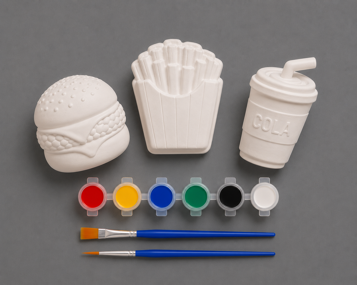 Fast Food Fun Paint Kit Set
