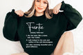 Dark Green Inspirational Quote Sweatshirt