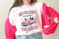 Get in Loser We're Going to the Beach Graphic Tee design