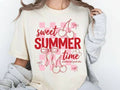 Sweet Summertime Cherry Bow Graphic Tee design