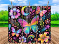 Butterfly Night Garden Tumbler