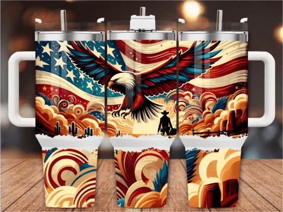 American Eagle 40 oz Tumbler