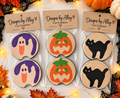 🎃 Halloween Car Coaster Sets | Ghost, Pumpkin & Black Cat