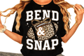 Bend & Snap Cheeta Football Graphic Tee