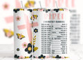 🌸 Bible Emergency Numbers Tumbler