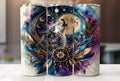 🐺 Boho Moonlit Wolf 20oz Tumbler
