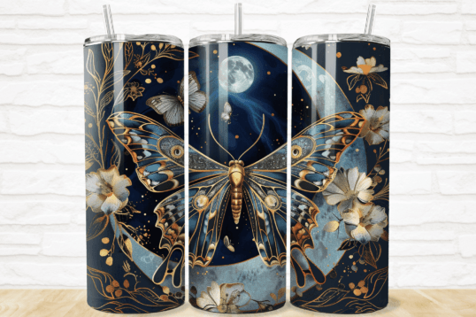 Love for Luna — Midnight Moth 20 oz Tumbler