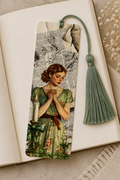 🌿 Vintage Prayer & Candlelight Bookmark