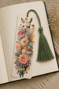 Floral Llama Bookmark