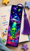 👽🚀 Out-of-This-World Alien Adventure Bookmark