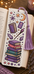 Mystical Reader Bookworm Bookmark