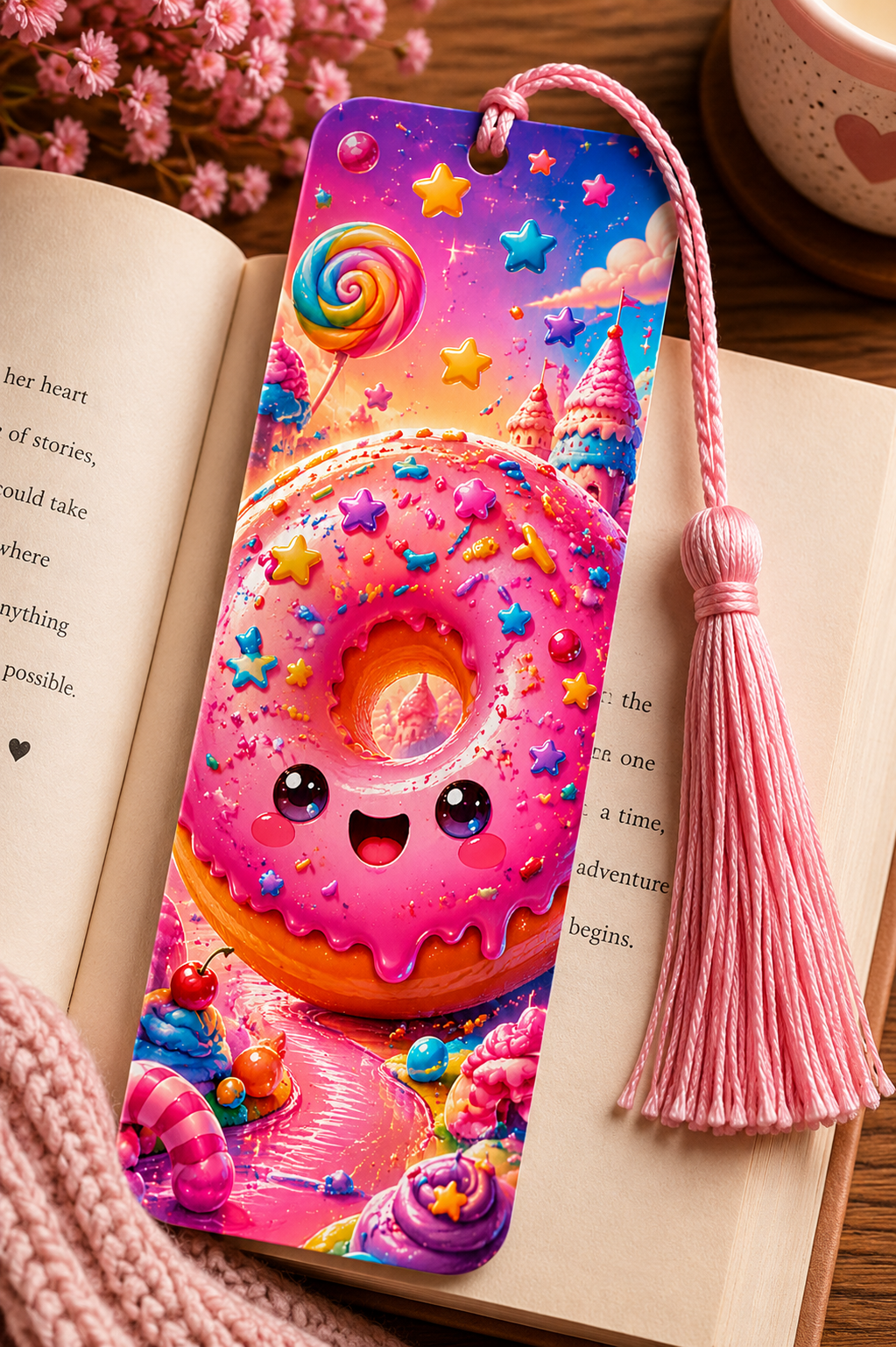 🍩 Sweet Treats & Daydreams Bookmark