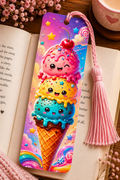 Sweet Treats Book Lover Bookmark 🍦🌈