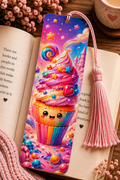 Kawaii Cupcake Dreamland Bookmark 🧁🌈