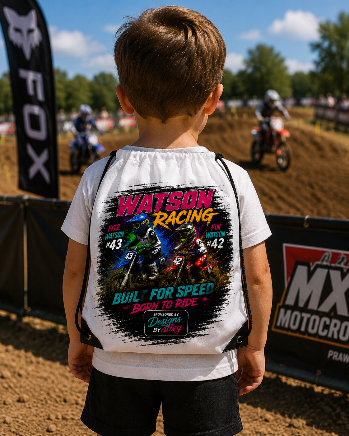 Watson's Racing Draw String Bag