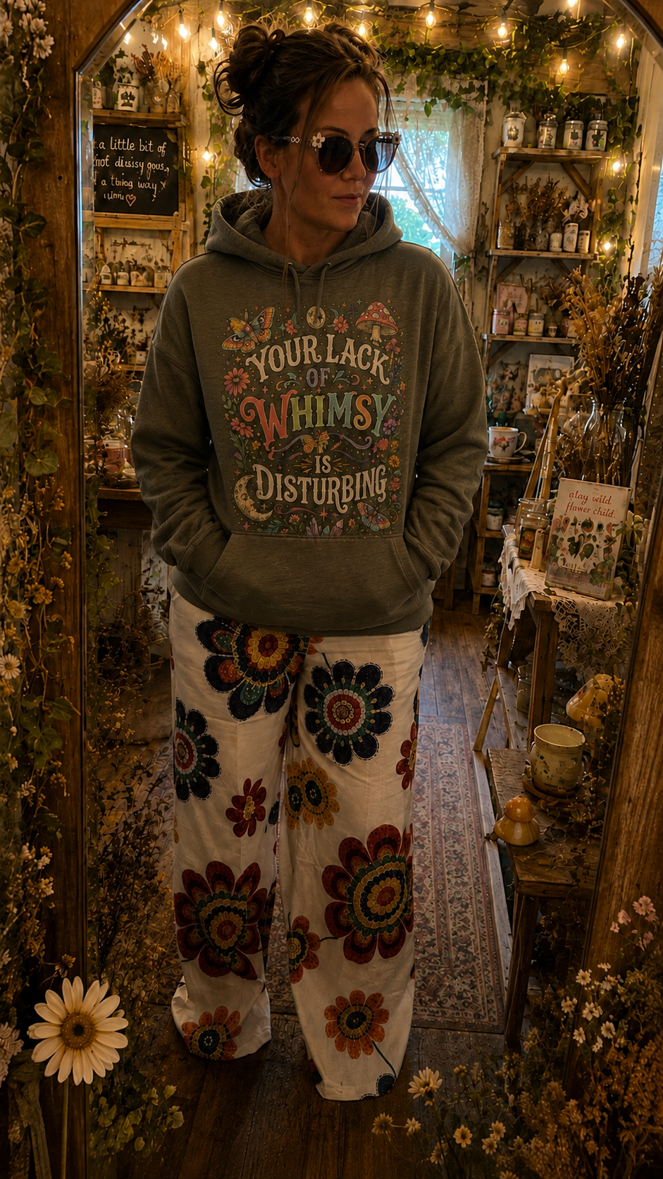 I Find your Lack of Whimsy Disturbing Graphic Hoodie