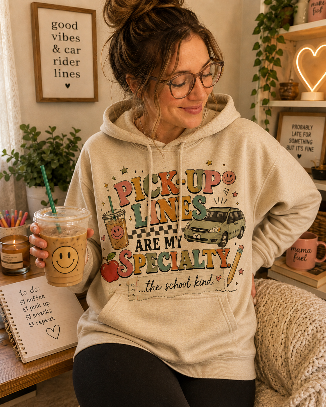 Pick up Lines Graphic Hoodie