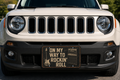 On my Way to Rock and Roll Vanity Plate