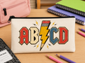 ABCD Rock School Pencil Pouch