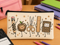 Stylish School Supplies Pencil Pouch