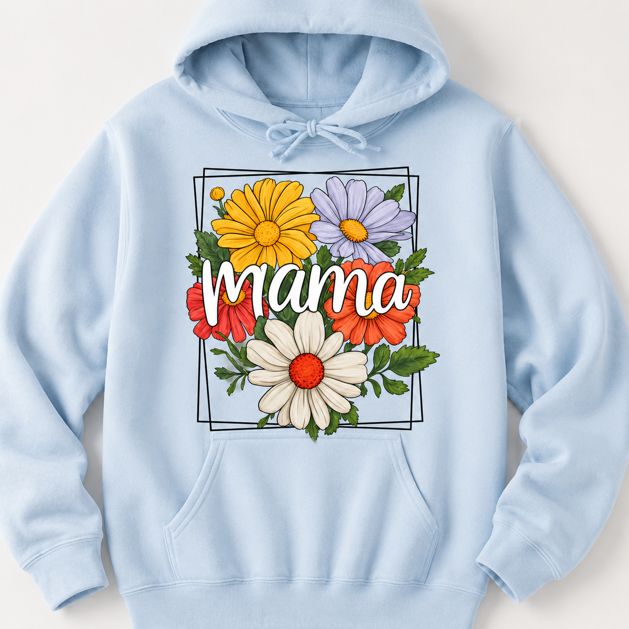 Floral Mama Graphic Hoodie