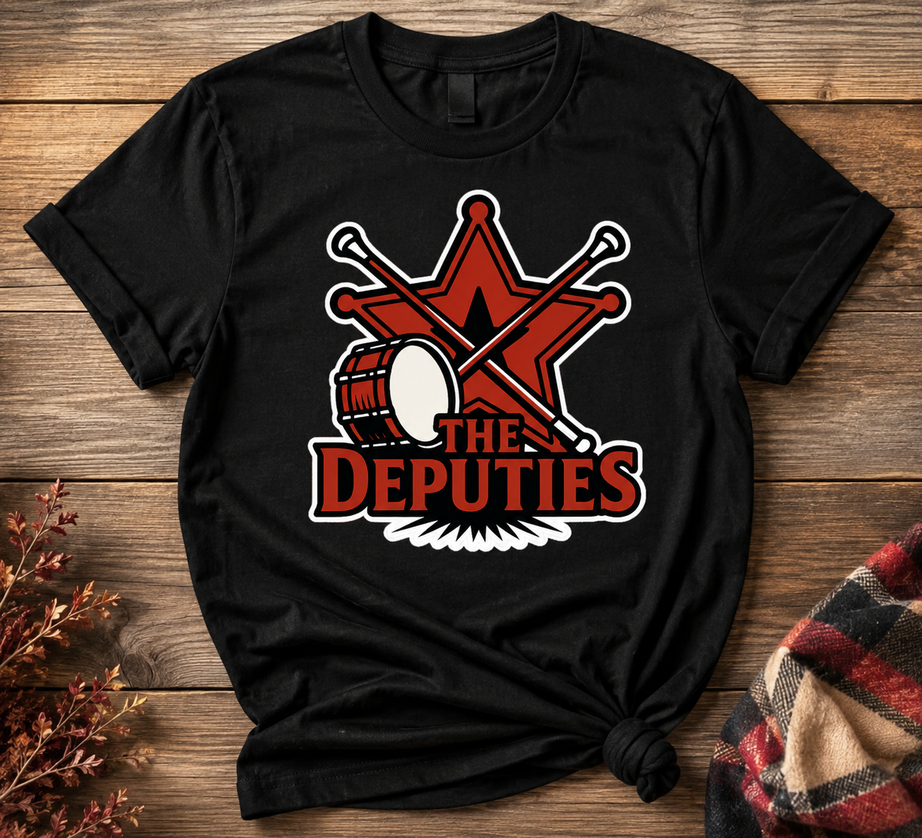Deputies Baton and Drum Corpse Graphic Tee Kids