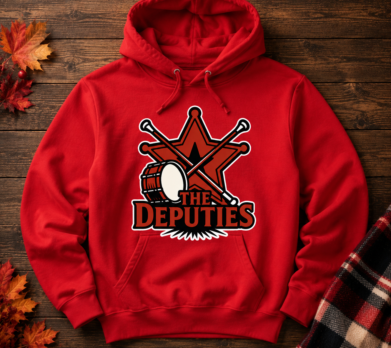 Deputies Baton and Drum Corpse Graphic Hoodie Kids