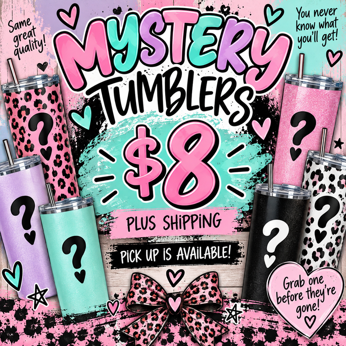 mystery tumblers