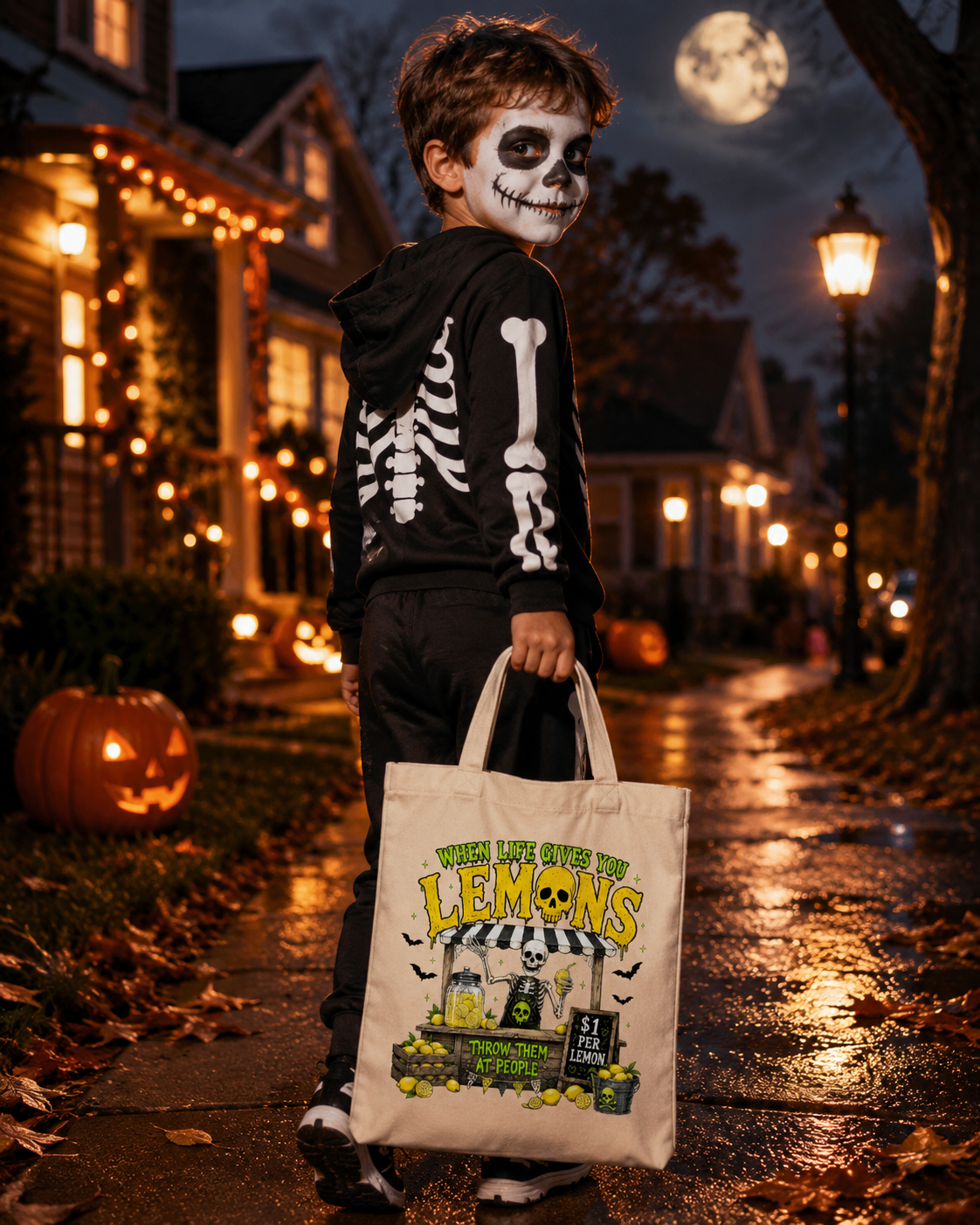 When Life Gives You Lemons Trick or Treat Bag