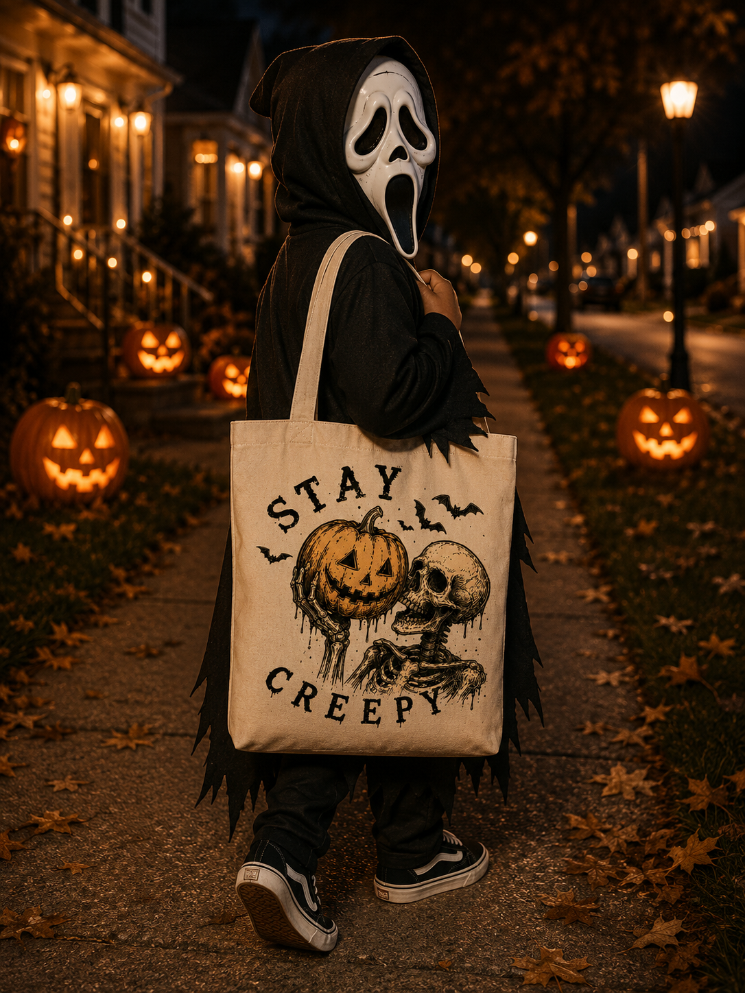 Stay Creepy Halloween Trick or Treat Bag