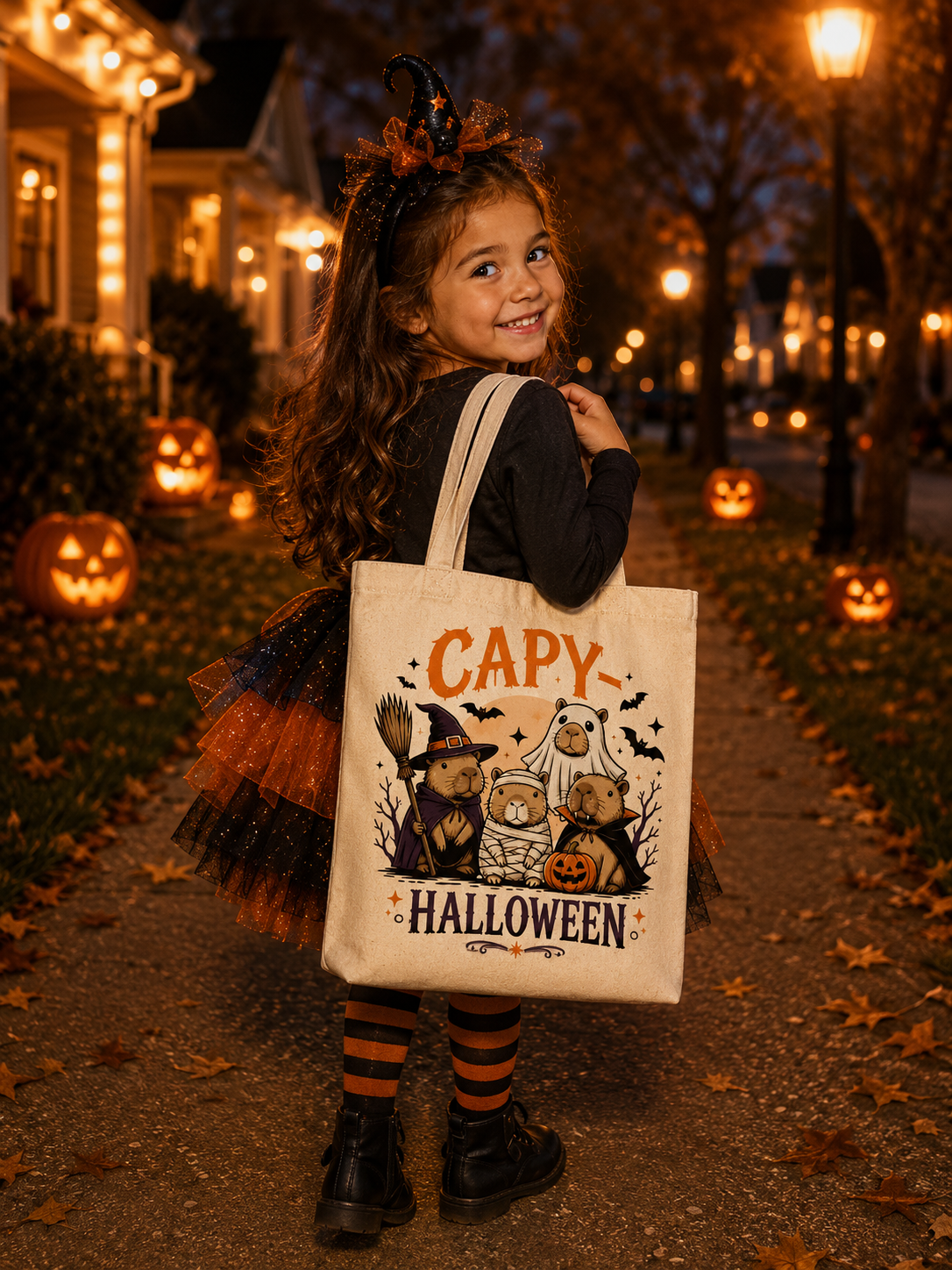 Capy Halloween Trick or Treat Bag