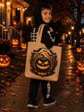 Spooky Pumpkin Halloween Trick or Treat Bag