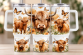 🐮 Highland Cow Meadow 40 oz Tumbler