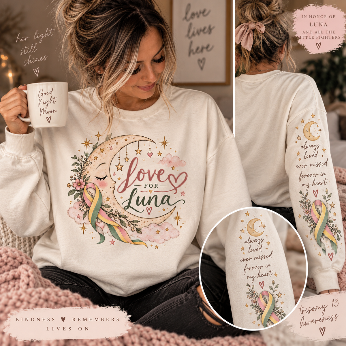 Love for Luna — Her Light Still Shines Sweatshirt