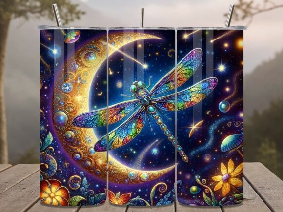 Love for Luna — Celestial Dragonfly 20 oz Tumbler
