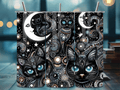 Love for Luna — Moonlit Black Cats 20 oz Tumbler