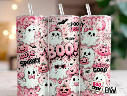 👻 Cute & Spooky Ghosts 20oz Tumbler