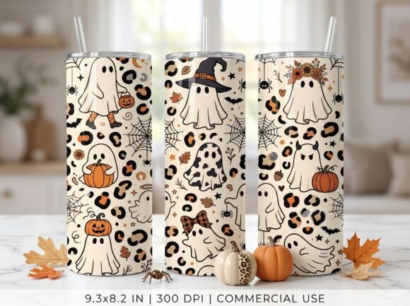 👻 Pumpkin Patch Ghosts 20 oz Tumbler