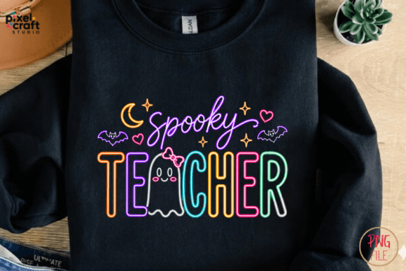 Spooky Teacher Glow-in-the-Dark Sweatshirt