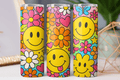 Happy Flower Power Tumbler 🌼