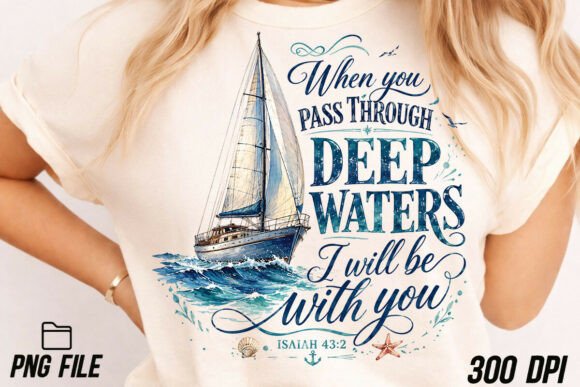 When you pass though Deep Waters Graphic Tee