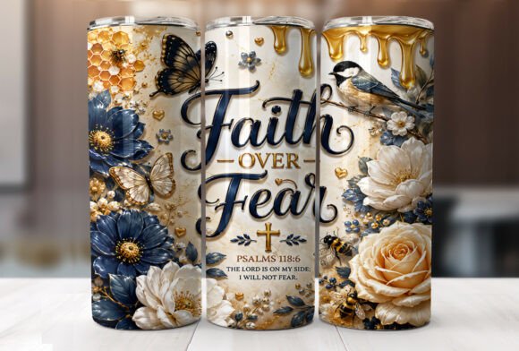 ✝️ Faith Over Fear 20oz Tumbler
